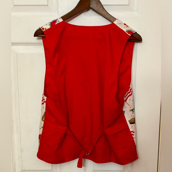 Vintage Daisy Kingdom Patty's Picnic USA Vest Handmade 1997 size large - Picture 6 of 15